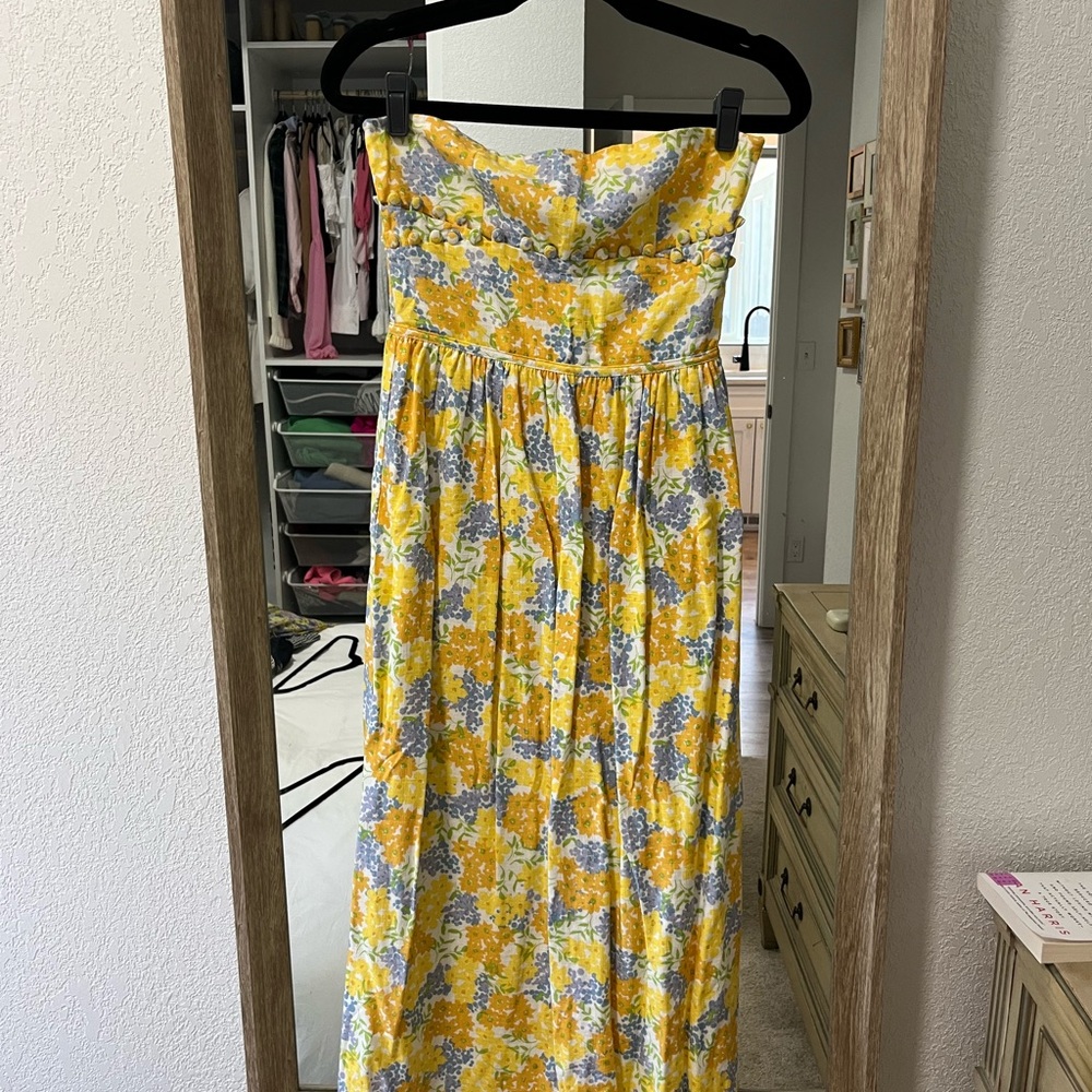 Sabo Skirt  Strapless Yellow dress